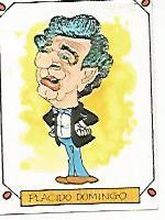 CROMO CARICATURAS 22 numero 096: PLACIDO DOMINGO