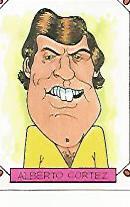 CROMO CARICATURAS 22 numero 098: ALBERTO CORTEZ