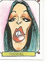 CROMO CARICATURAS 22 numero 095: MASSIEL