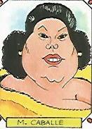 CROMO CARICATURAS 22 numero 097: MONTSERRAT CABALLE