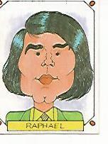 CROMO CARICATURAS 22 numero 102: RAPHAEL