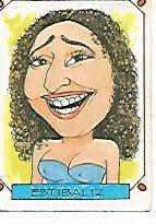 CROMO CARICATURAS 22 numero 087: ESTIBALIZ