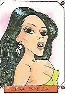 CROMO CARICATURAS 22 numero 106: ELSA BAEZA