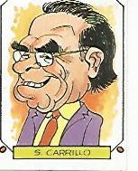 CROMO CARICATURAS 129: SANTIAGO CARRILLO
