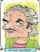 CROMO CARICATURAS 22 numero 133: OMAR SHARIFF
