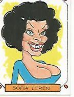 CROMO CARICATURAS 22 numero 138: SOFIA LOREN