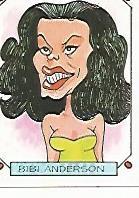 CROMO CARICATURAS 22 numero 159: BIBI ANDERSON