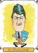 CROMO CARICATURAS 22 numero 169: SILVESTER STALLONE