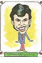 CROMO CARICATURAS 22 numero 180: FERNANDO LAMAS