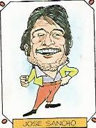CROMO CARICATURAS 22 numero 186: JOSE SANCHO