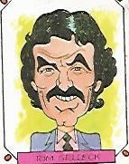 CROMO CARICATURAS 22 numero 182: TOM SELLECK