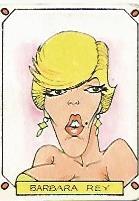 CROMO CARICATURAS 22 numero 203: BARBARA REY