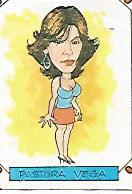 CROMO CARICATURAS 208: PASTORA VEGA