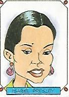 CROMO CARICATURAS 22 numero 199: ISABEL PRESLEY