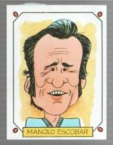 CROMO CARICATURAS 22 numero 085: Manolo Escobar