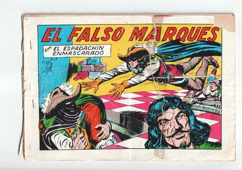 Valenciana: El Espadachin Enmascarado 3 en 1 numero 50: El falso marques