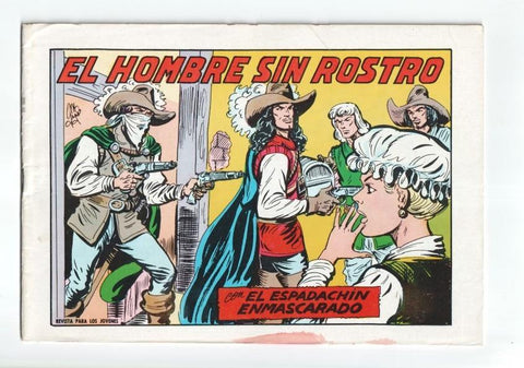 Valenciana: El Espadachin Enmascarado 3 en 1 numero 78: El hombre sin rostro