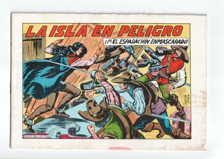 Valenciana: El Espadachin Enmascarado 3 en 1 numero 82: La isla en peligro