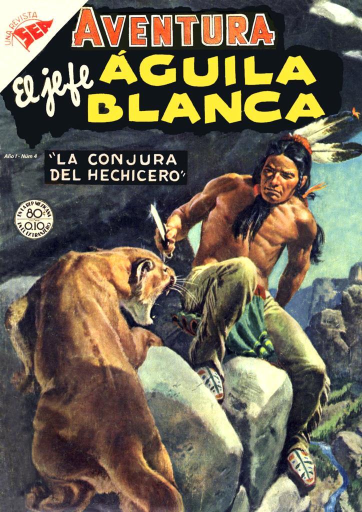 Poster DIN 4 numero 0631: Novaro: Aventura cubierta numero 04: Aguila Blanca
