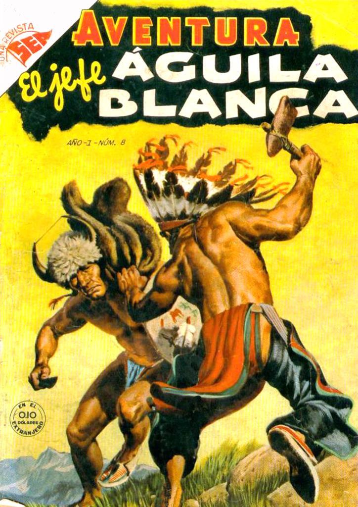 Poster DIN 4 numero 0634: Novaro: Aventura cubierta numero 08: Aguila Blanca