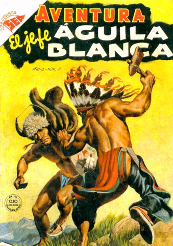 Poster DIN 4 numero 0634: Novaro: Aventura cubierta numero 08: Aguila Blanca