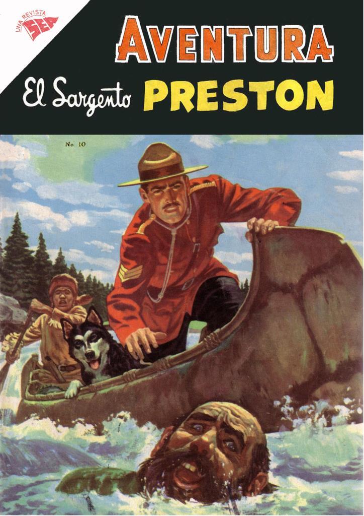 Poster DIN 4 numero 0635: Novaro: Aventura cubierta numero 10: El Sargento Preston