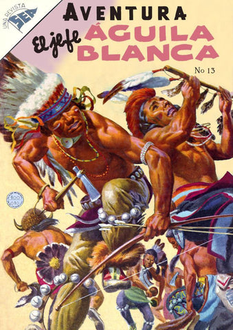 Poster DIN 4 numero 0636: Novaro: Aventura cubierta numero 13: Aguila Blanca 