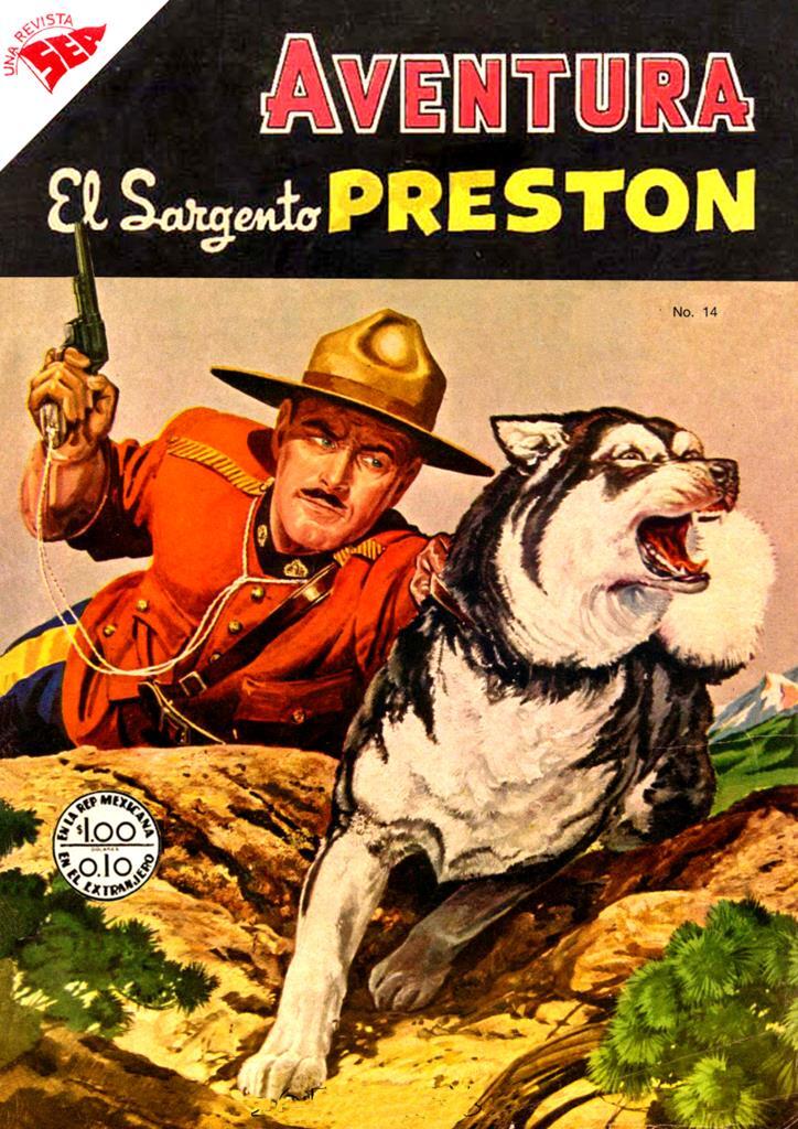 Poster DIN 4 numero 0637: Novaro: Aventura cubierta numero 14: El Sargento Preston