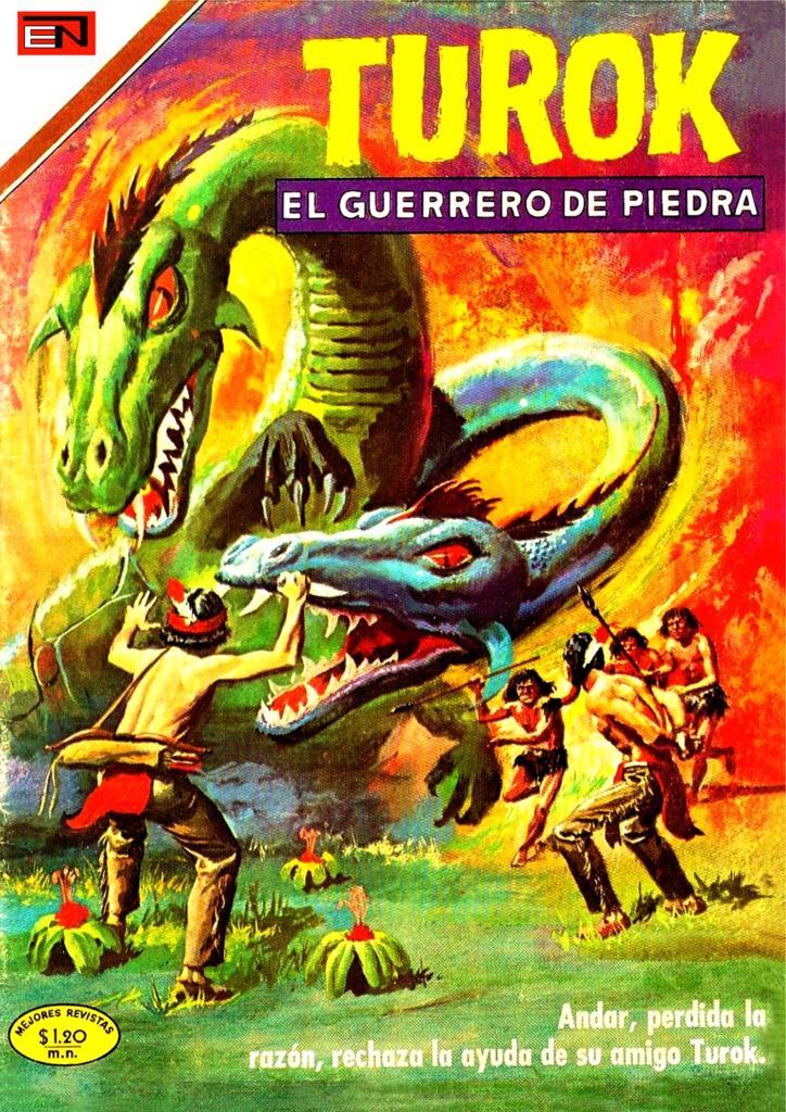 Poster DIN 4 numero 0643: Novaro: Turok el guerrero de piedra cubierta numero 06  