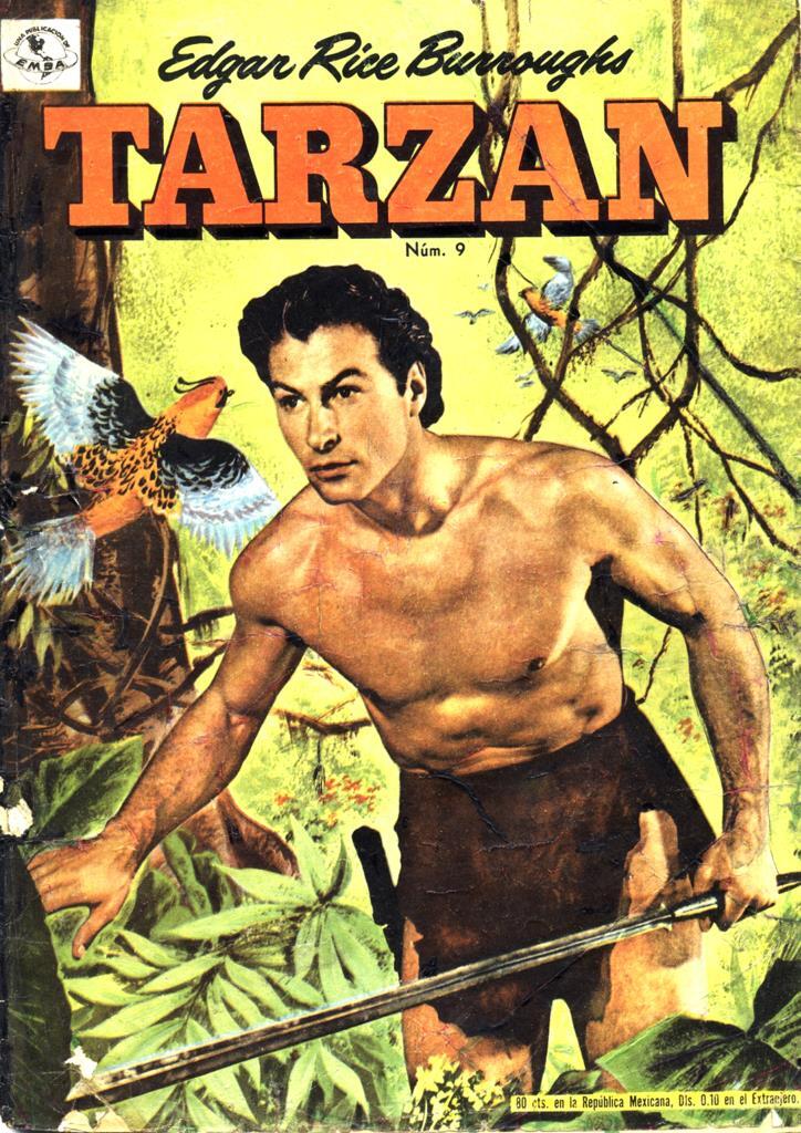 Poster DIN 4 numero 0665: Novaro: Tarzan  (Lex Barker)  cubierta numero 09  