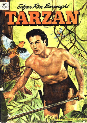 Poster DIN 4 numero 0665: Novaro: Tarzan  (Lex Barker)  cubierta numero 09  