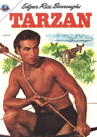 Poster DIN 4 numero 0667: Novaro: Tarzan (Lex Barker) cubierta numero 21 