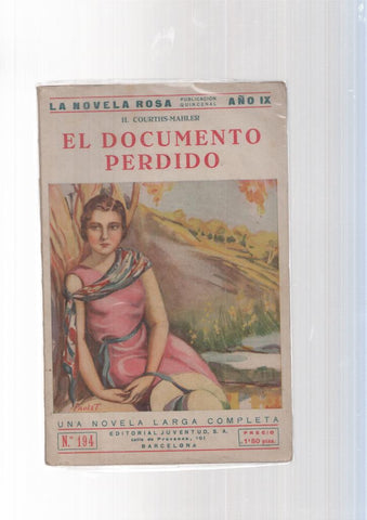 La novela Rosa numero 194: El documento perdido