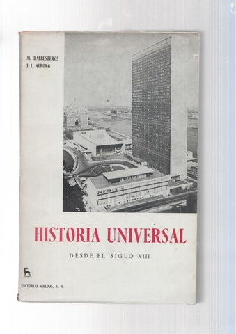 Historia Universal. Desde el siglo XIII