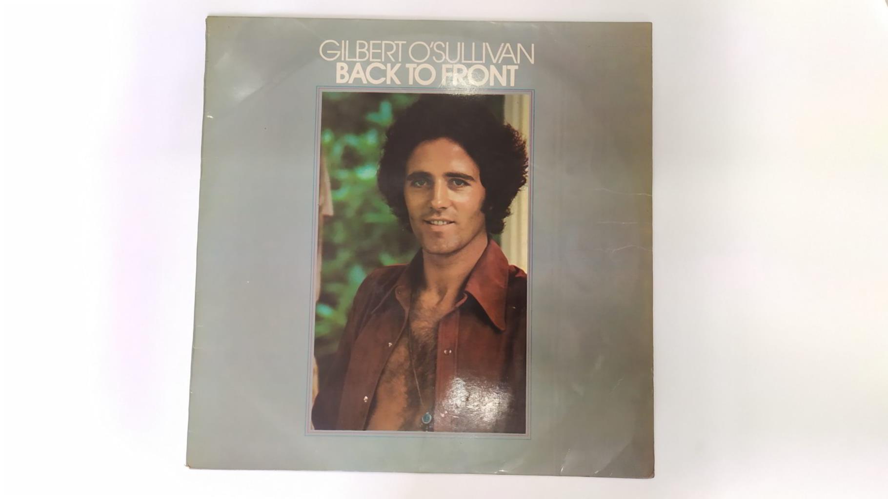 DISCO LP: GILBERT O'SULLVIAN - Back to front