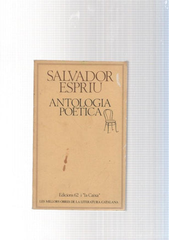 Antologia poetica de Salvador Espriu