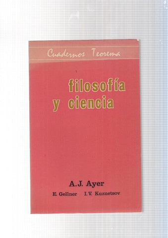 Filolsofia y ciencia
