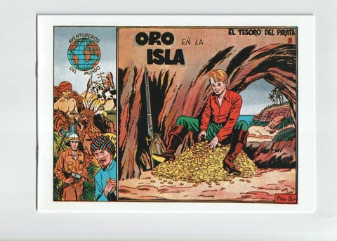 Facsimil: Aventureros del Mundo numero 3: El Tesoro del pirata: Oro en la isla