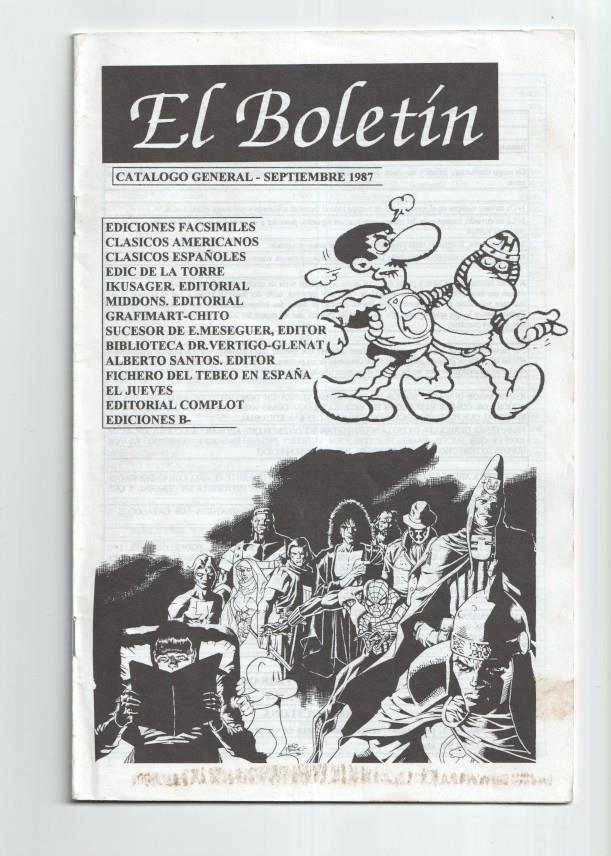 El Boletin: catalogo septiembre 1987