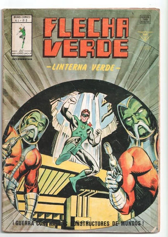 Mundicomic: Flecha Verde (Linterna Verde) numero 3: Guerra contra los construcotres de mundo