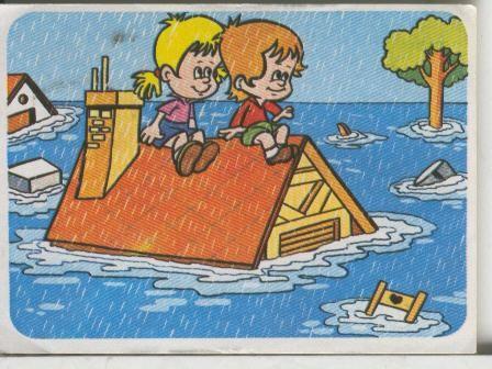 Cromos: Juego de refranes nº 05: A mal tiempo buena cara