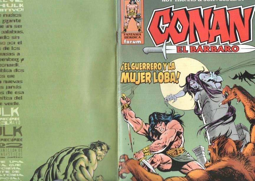 Planeta: Conan el barbaro numero 38: El guerrero y la mujer loba