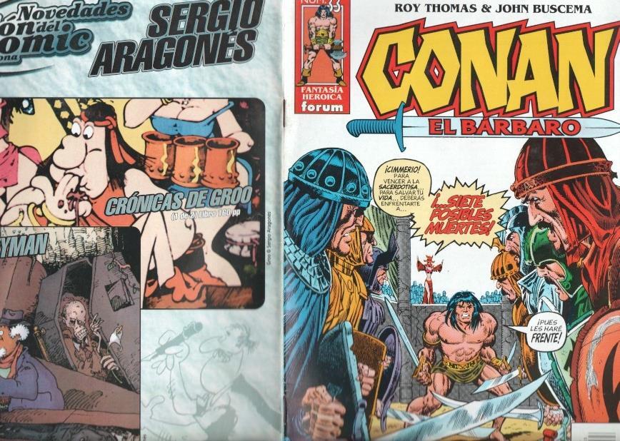 Planeta: Conan el barbaro numero 33: La muerte y los 7 magos 
