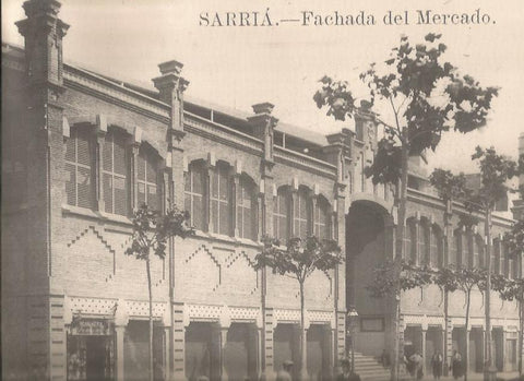 LAMINA 26354: Fachada del Mercado de Sarria, Barcelona