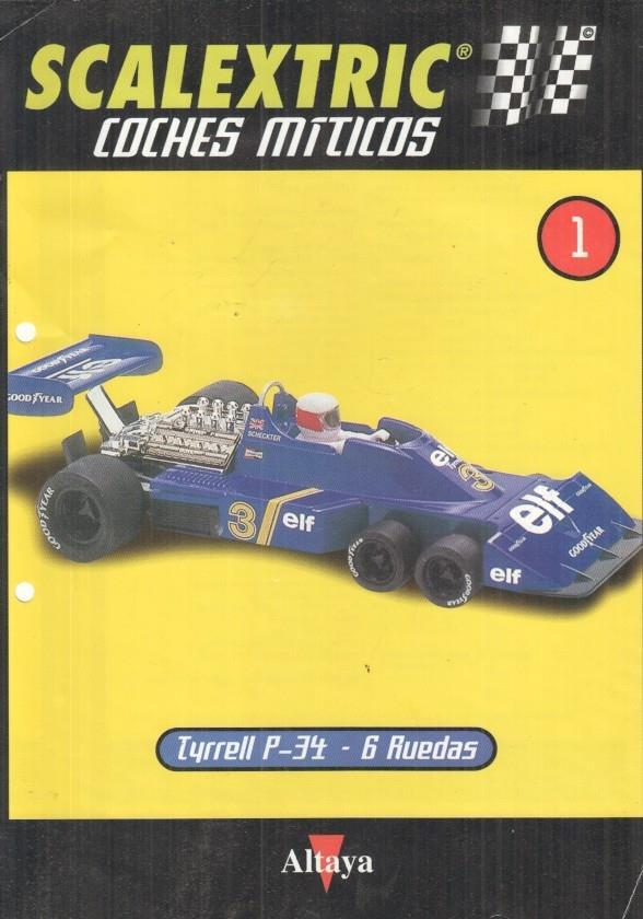 Lamina numerada 1: Scalextric Coches Miticos (Altaya)