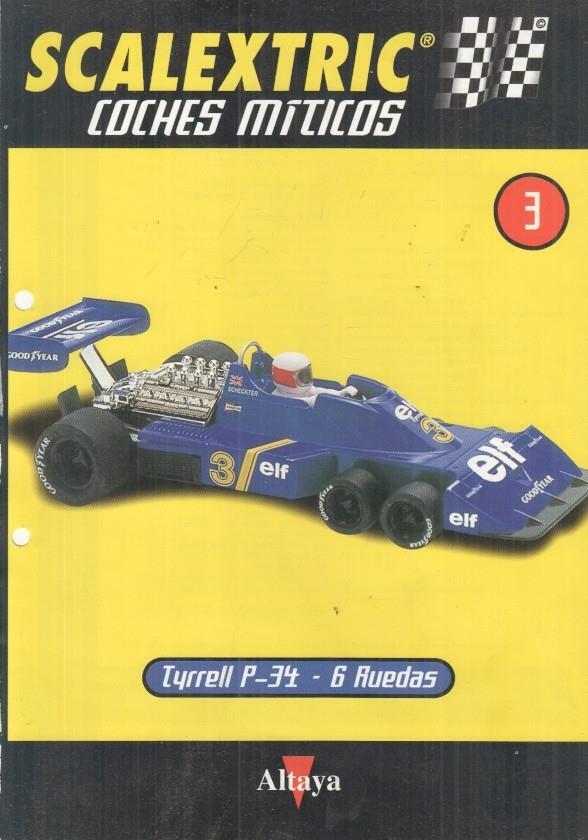 Lamina numerada 3: Scalextric Coches Miticos (Altaya)