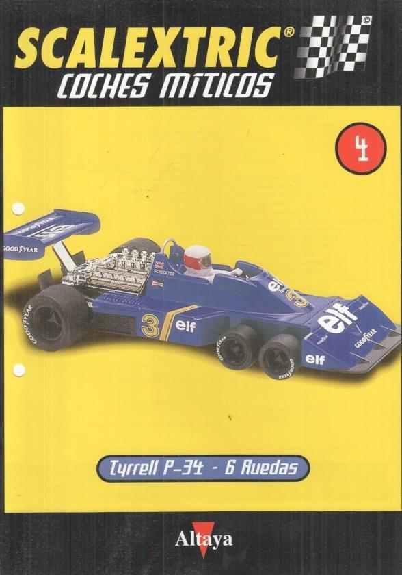 Lamina numerada 4: Scalextric Coches Miticos (Altaya)