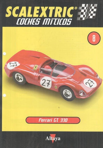 Lamina numerada 8: Scalextric Coches Miticos (Altaya)