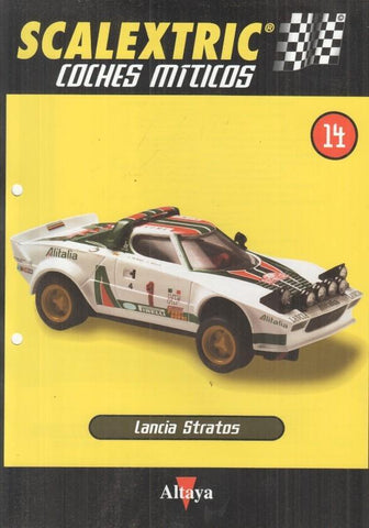 Lamina numerada 14: Scalextric Coches Miticos (Altaya)