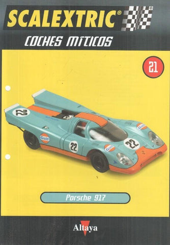 Lamina numerada 21: Scalextric Coches Miticos (Altaya)